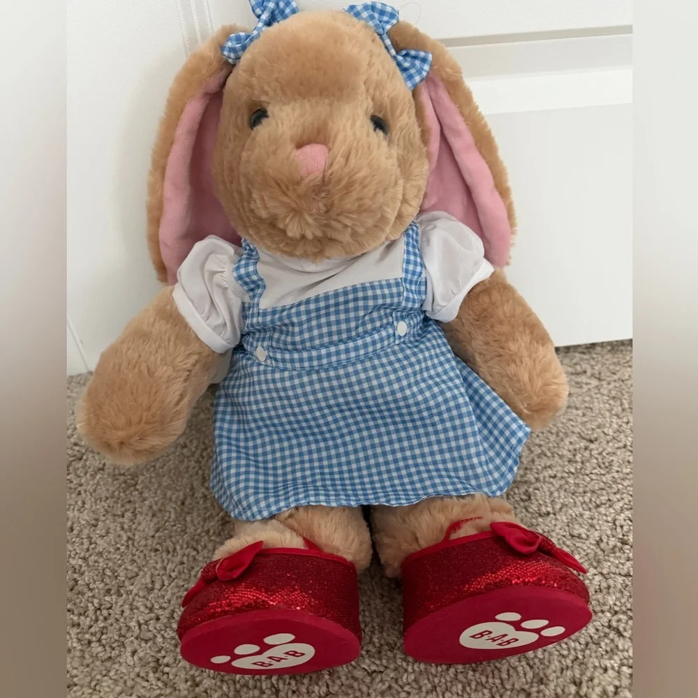 Build-A-Bear Pawlette Bunny Wizard of Oz 80th Anniversary Limited Edition Plush
